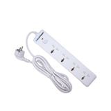  Ổ cắm điện Blaupunkt PSN5340, 4 ổ, Dây dài 3m, chống lửa, an toàn với trẻ em 