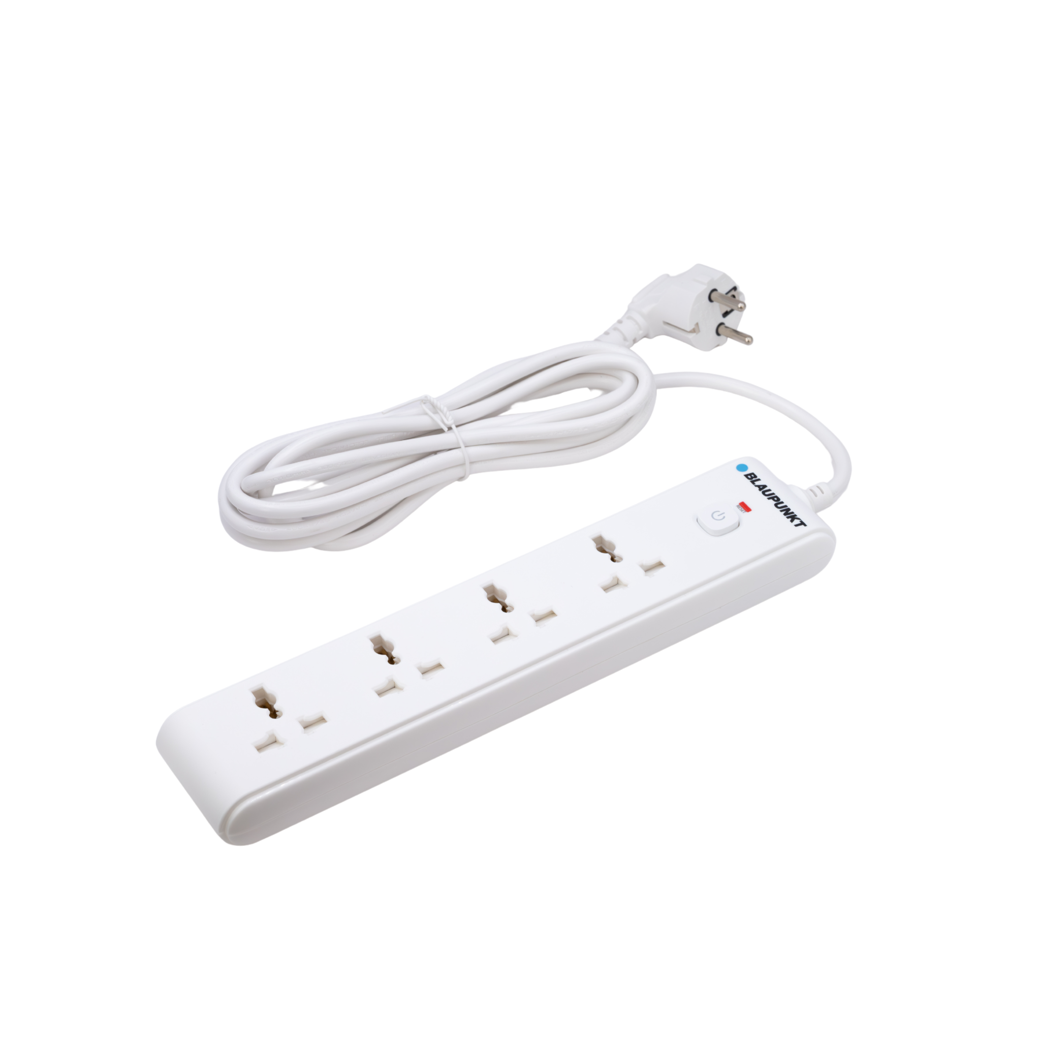  Ổ cắm điện Blaupunkt PSN5340, 4 ổ, Dây dài 3m, chống lửa, an toàn với trẻ em 