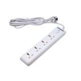  Ổ cắm điện Blaupunkt PSN5340, 4 ổ, Dây dài 3m, chống lửa, an toàn với trẻ em 