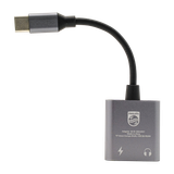  Bộ chuyển đổi Philips SWA3021 Type C sang Audio AUX 3.5mm và Type C 