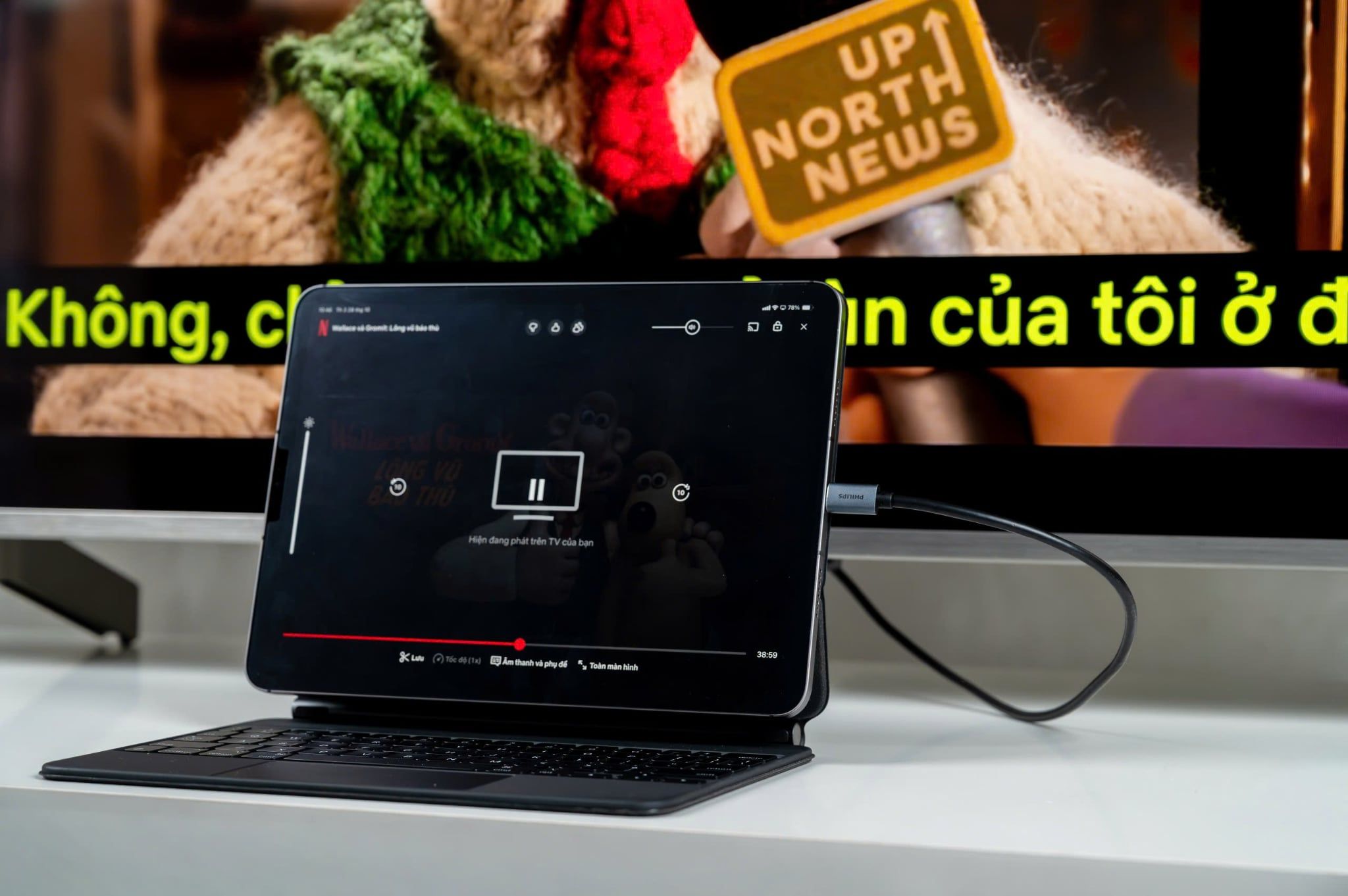  Cáp HDMI Philips SWV5010 - Type-C to HDMI | Hỗ trợ 4K 60Hz, 1.5m 