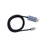  Cáp HDMI Philips SWV5010 - Type-C to HDMI | Hỗ trợ 4K 60Hz, 1.5m 