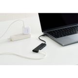  Hub chuyển đổi Elecom U3HC-H040PBK | 1 USB-C + 3 USB-A, USB 3.1 (Gen 1), PD100W 