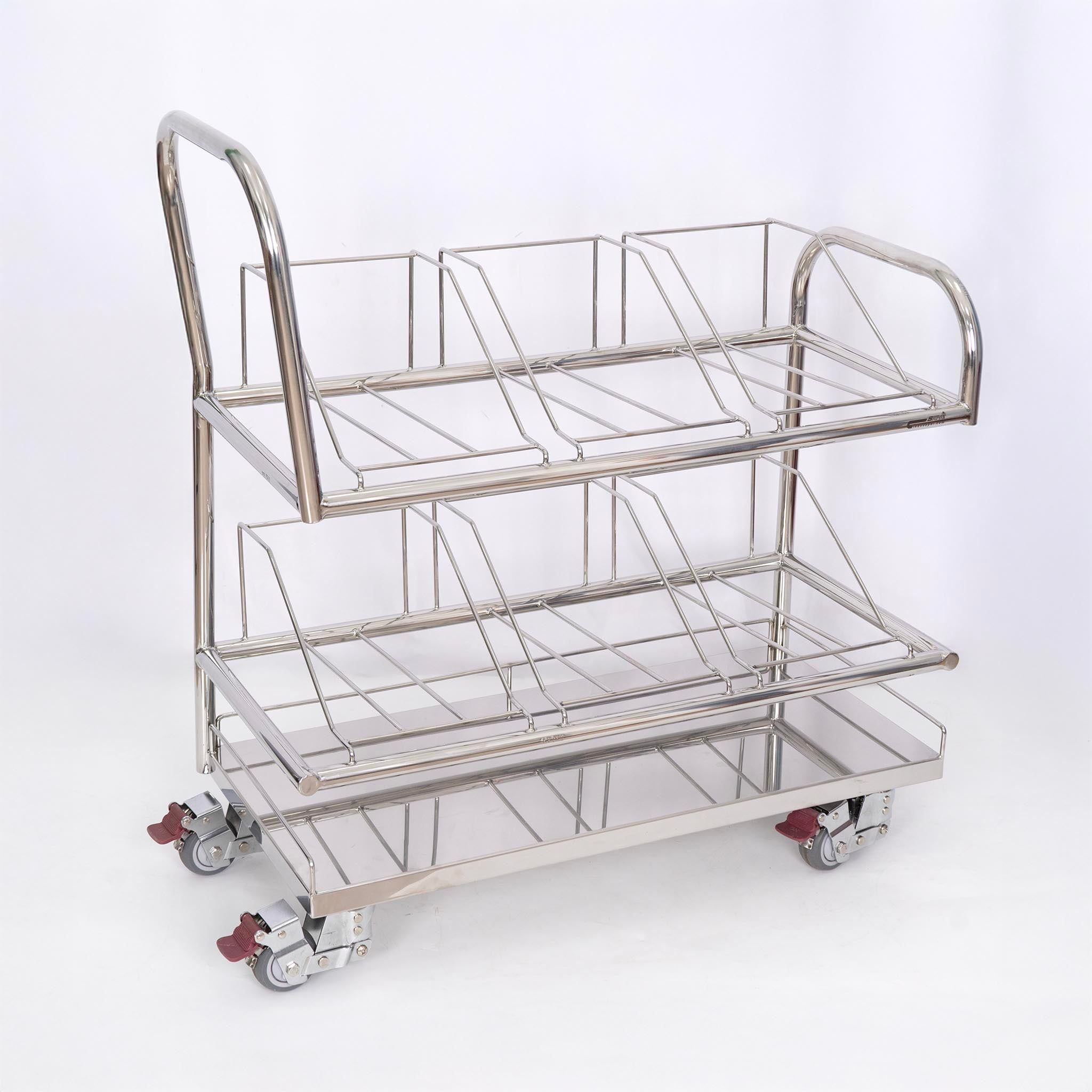  Xe đẩy giá đựng Wafer (6 khay 6 inch) 