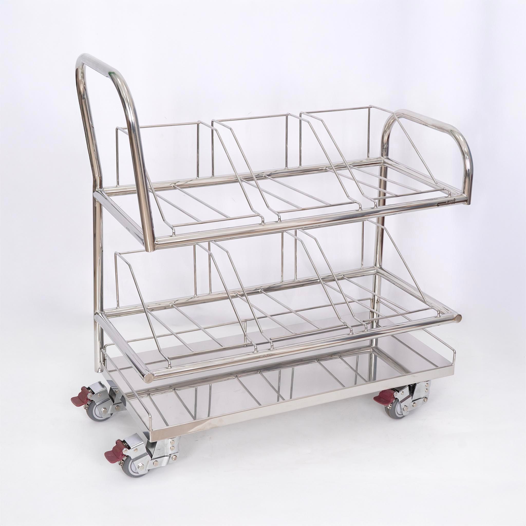  Xe đẩy giá đựng Wafer (6 khay 10 inch) 