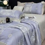  Bộ Chăn Ga Gối Tencel 40s Họa Tiết Hoa 