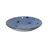  Đĩa Sứ Sâu Lòng Họa Tiết Hoa Xanh Nhật Bản 