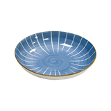  Bát Đĩa Sứ Họa Tiết Sọc Xanh Dương 