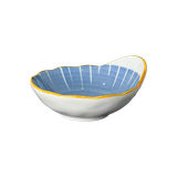  Bát Đĩa Sứ Họa Tiết Sọc Xanh Dương 