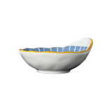  Bát Đĩa Sứ Họa Tiết Sọc Xanh Dương 