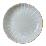  Bát Đĩa Sứ Họa Tiết Sọc Xanh Cốm 