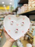  Bát đĩa sứ Kitty trắng hồng 