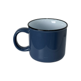  Cốc Sứ Có Quai Màu Trơn Miệng Viền Đen 