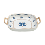  Bát Đĩa Sứ Họa Tiết Cỏ Bốn Lá 