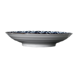  Đĩa Sứ Sâu Lòng Họa Tiết Hoa Xanh Nhật Bản 