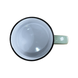  Cốc Sứ Có Quai Màu Trơn Miệng Viền Đen 