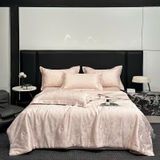  B30 - Bộ Chăn Ga Gối Lụa Tencel 40s 4 Món Hồng 