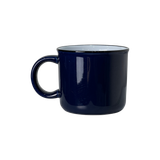  Cốc Sứ Có Quai Màu Trơn Miệng Viền Đen 