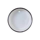  Bát Cơm Sứ Màu Trơn Miệng Viền Đen 