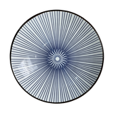  Đĩa Sứ Sâu Lòng Họa Tiết Hoa Xanh Nhật Bản 