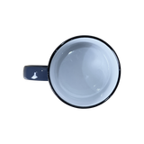  Cốc Sứ Có Quai Màu Trơn Miệng Viền Đen 