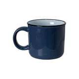  Cốc Sứ Có Quai Màu Trơn Miệng Viền Đen 