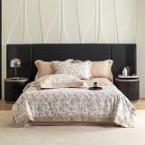  Bộ Chăn Ga Gối Tencel 40s Họa Tiết Hoa 