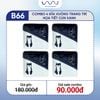  B66 - Combo 4 đĩa vuông trang trí họa tiết cún xanh 