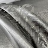  B67 - Bộ Chăn Ga Gối Lụa Gấm 60s 4 Món Xám 