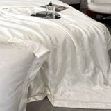  B70 - Bộ Chăn Ga Gối Lụa Gấm 60s 4 Món Kem 