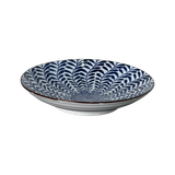  Đĩa Sứ Sâu Lòng Họa Tiết Hoa Xanh Nhật Bản 