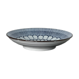  Đĩa Sứ Sâu Lòng Họa Tiết Hoa Xanh Nhật Bản 