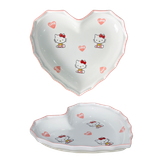  Bát đĩa sứ Kitty trắng hồng 