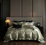  S01 - Bộ Chăn Ga Gối Cotton Gấm Pha Tơ Tằm 