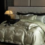  S01 - Bộ Chăn Ga Gối Cotton Gấm Pha Tơ Tằm 