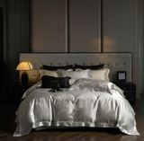  S01 - Bộ Chăn Ga Gối Cotton Gấm Pha Tơ Tằm 