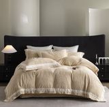  S10 - Bộ Chăn Ga Gối Nỉ Nhung Ga Chần Cao Cấp 