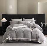  S10 - Bộ Chăn Ga Gối Nỉ Nhung Ga Chần Cao Cấp 