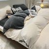 S11 - Bộ Chăn Ga Gối Nỉ Nhung Tuyết Sữa 2025 