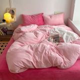  S11 - Bộ Chăn Ga Gối Nỉ Nhung Tuyết Sữa 2025 