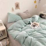  S11 - Bộ Chăn Ga Gối Nỉ Nhung Tuyết Sữa 2025 