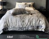  S15 - Bộ Chăn Ga Gối Lụa Tencel 80s Họa Tiết Hoa 