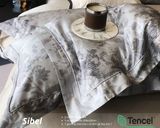  S15 - Bộ Chăn Ga Gối Lụa Tencel 80s Họa Tiết Hoa 