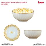  Bát Cơm Họa Tiết Thổ Cẩm 