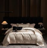  S01 - Bộ Chăn Ga Gối Cotton Gấm Pha Tơ Tằm 