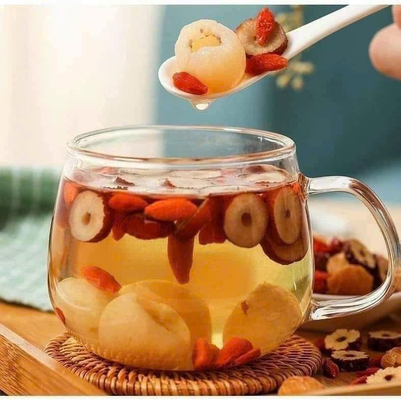 ( Hộp Trụ ) Long Nhãn Hưng Yên Món Quà Từ Thiên Nhiên - Không Chất Bảo Quản