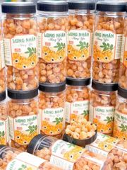 ( Hộp Trụ ) Long Nhãn Hưng Yên Món Quà Từ Thiên Nhiên - Không Chất Bảo Quản