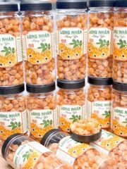 ( Hộp Trụ ) Long Nhãn Hưng Yên Món Quà Từ Thiên Nhiên - Không Chất Bảo Quản