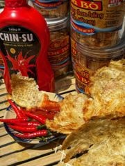 Cá Da Bò Nướng Than Hồng Chấm Sốt Cay - Ăn Vặt Api Food