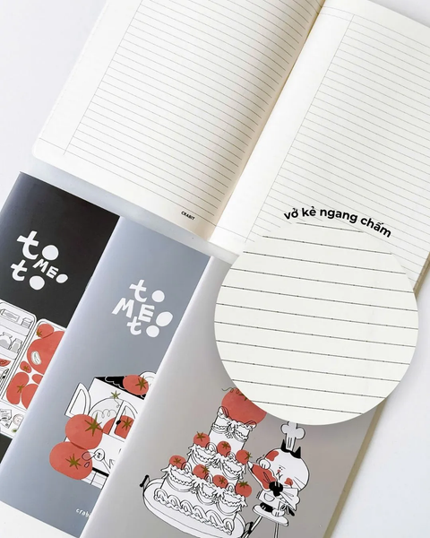  Vở kẻ ngang chấm 100 trang 80gsm Tomeoto 